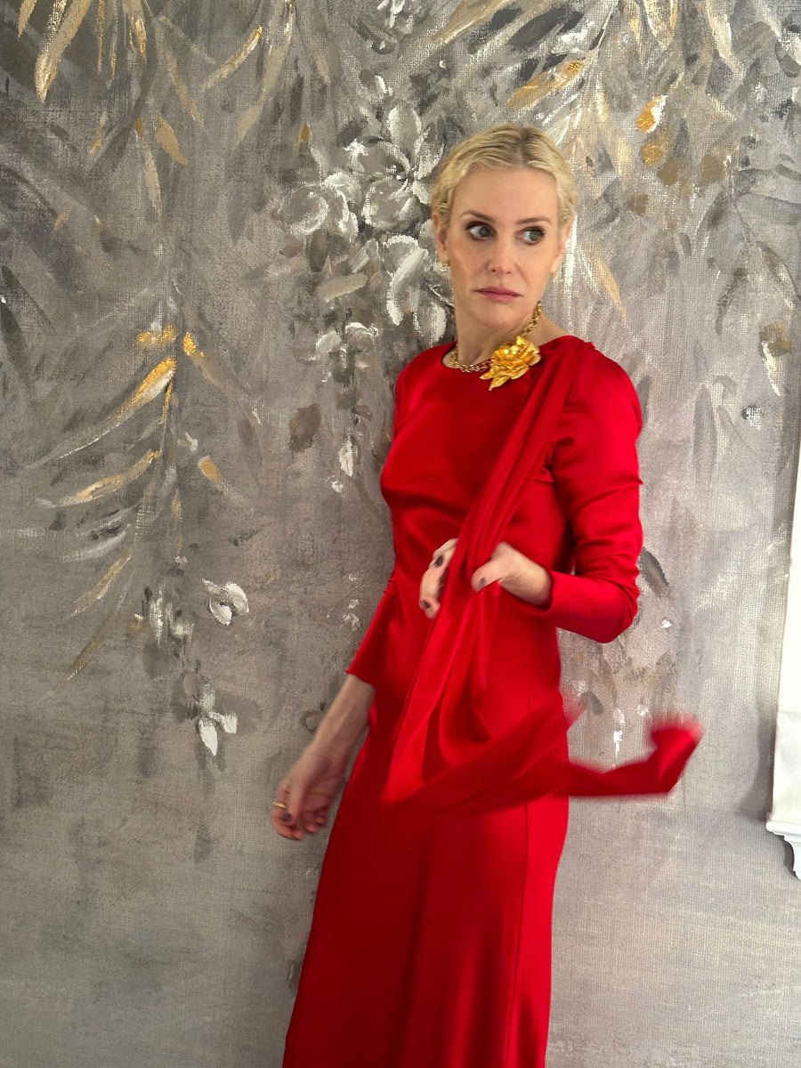 Jill Dress : Red