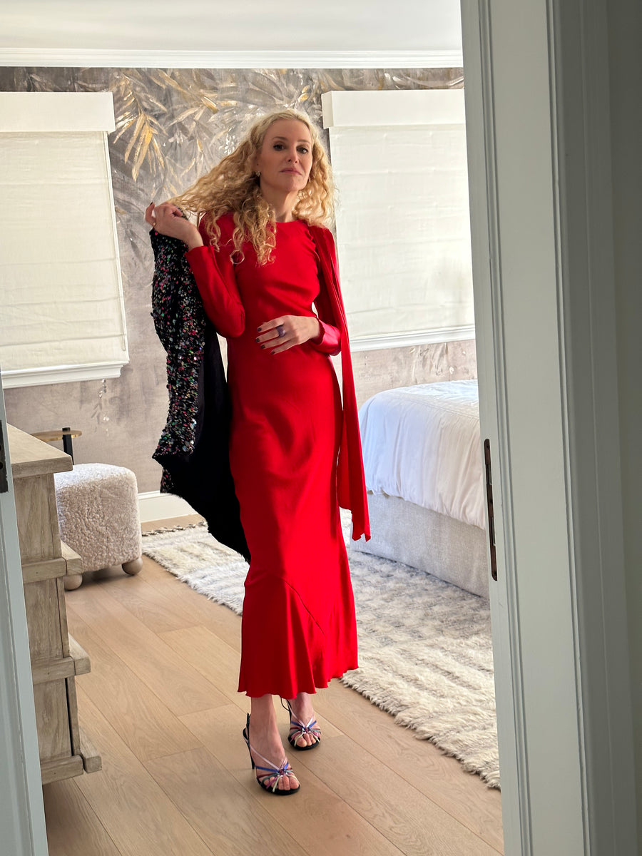 Jill Dress : Red