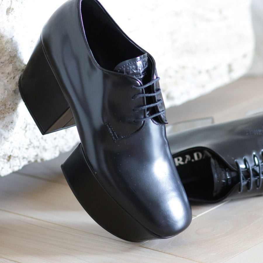 JH Vintage PRADA Platform Lace Up Shoe - Main Image