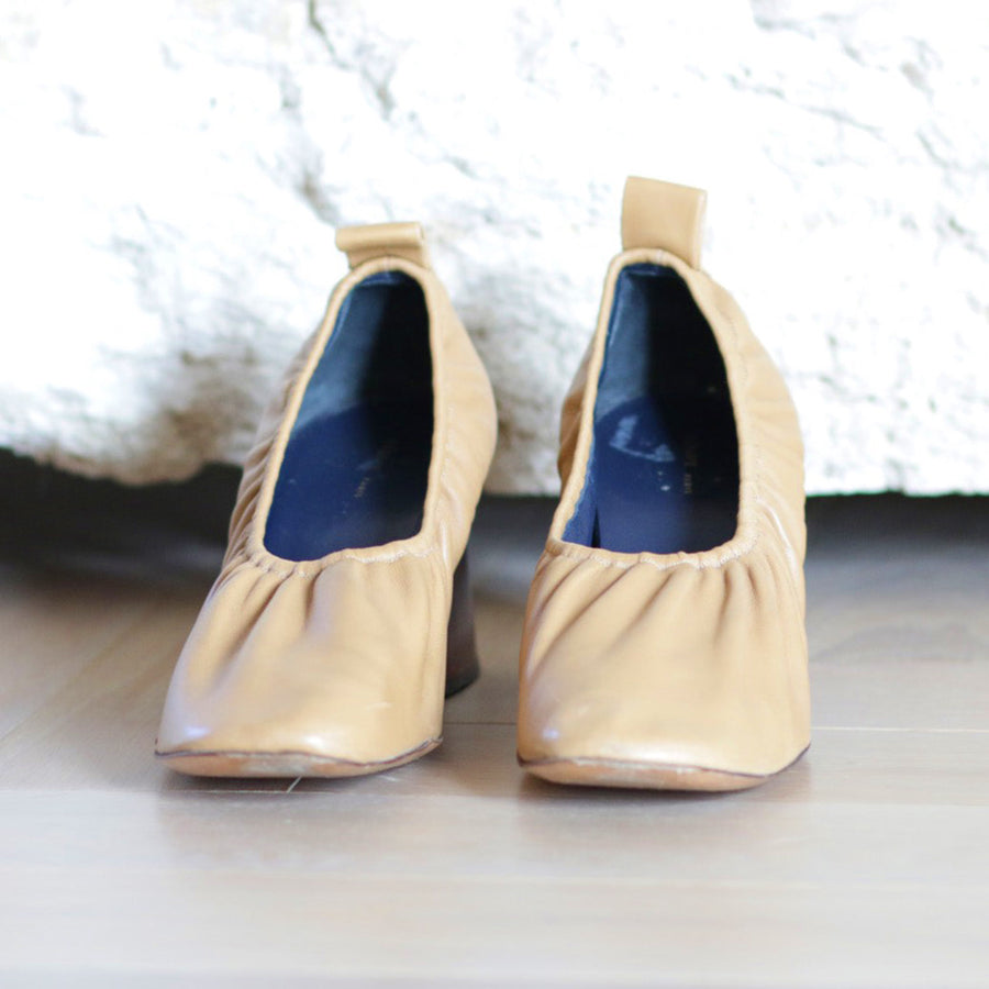 JH Vintage : CELINE Soft Ballerina Leather Heel (Phoebe Philo)