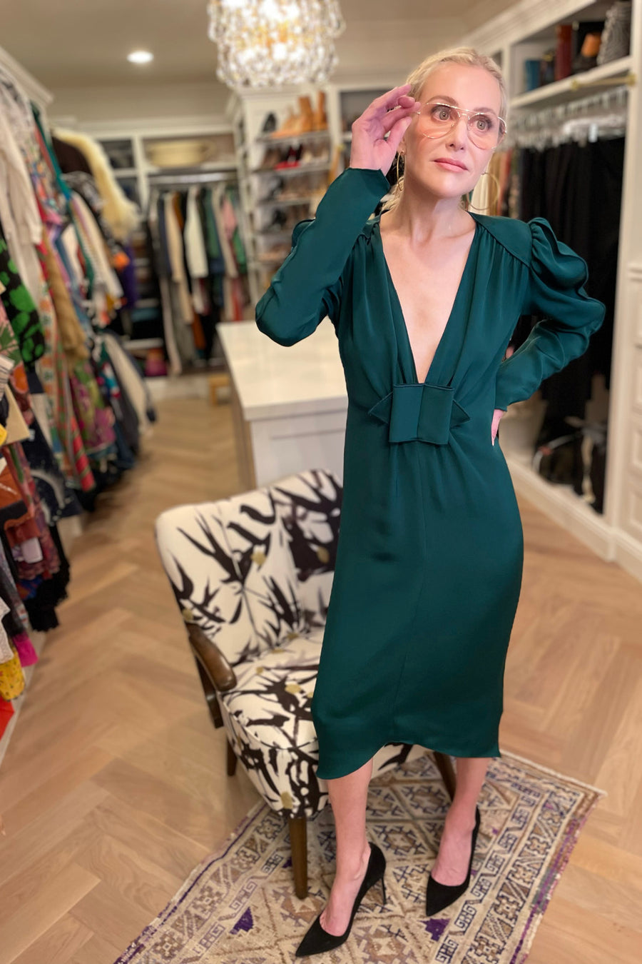 Vivian Dress : Green Julie Harrah Vivian Dress : Green Julie Harrah
