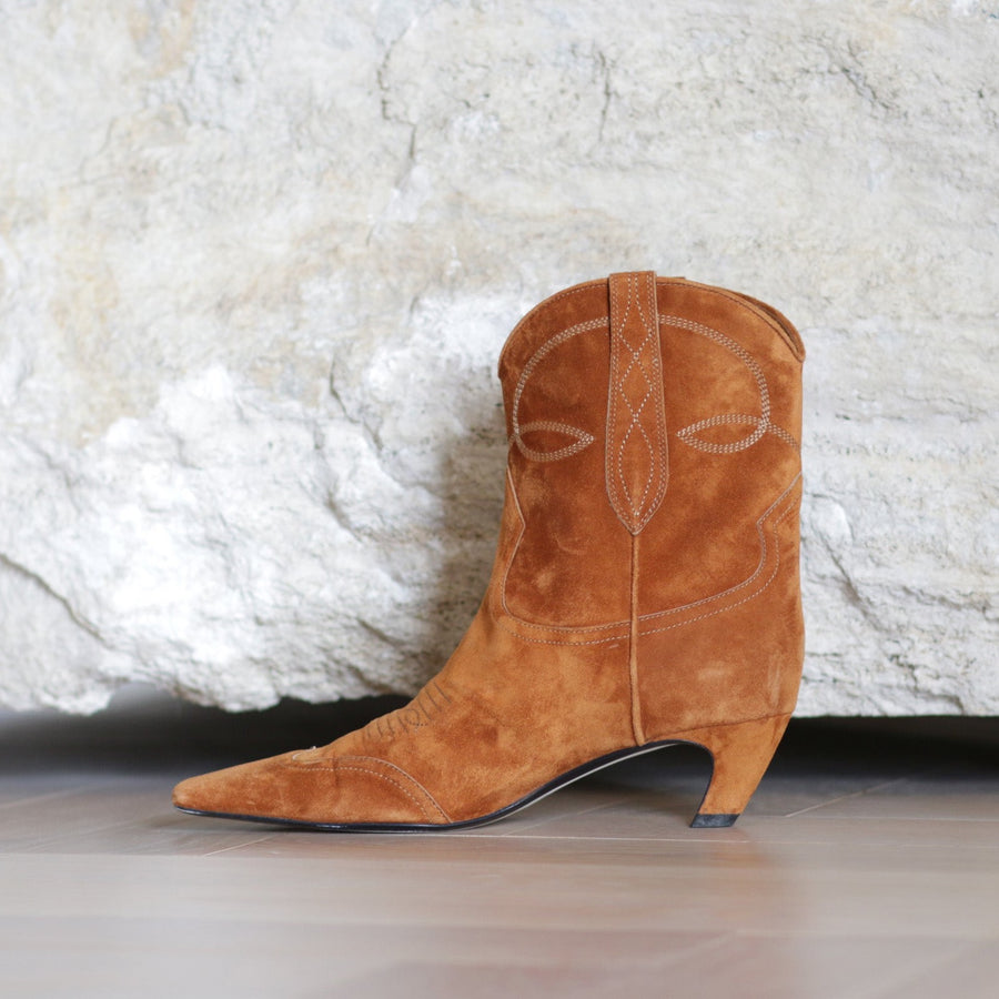 JH Vintage : KHAITE Suede Dallas Boot