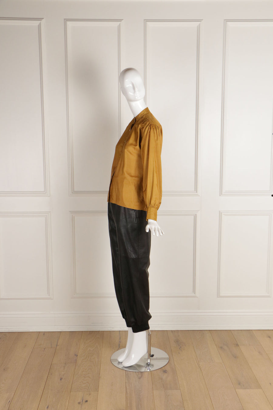 JH Vintage : SAINT LAURENT Mustard Blouse