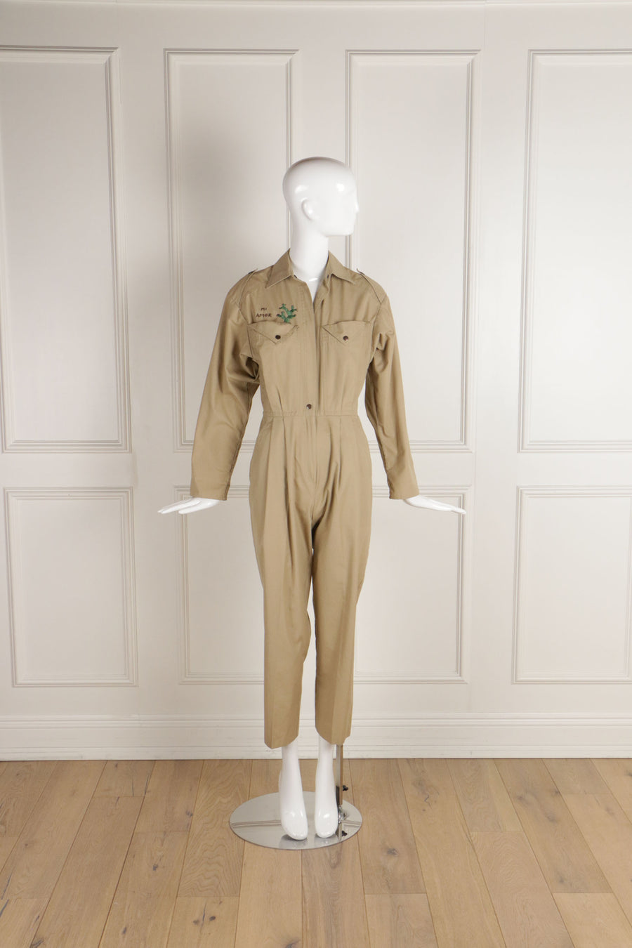 JH Vintage : ACT I NEW YORK Tan Jumpsuit