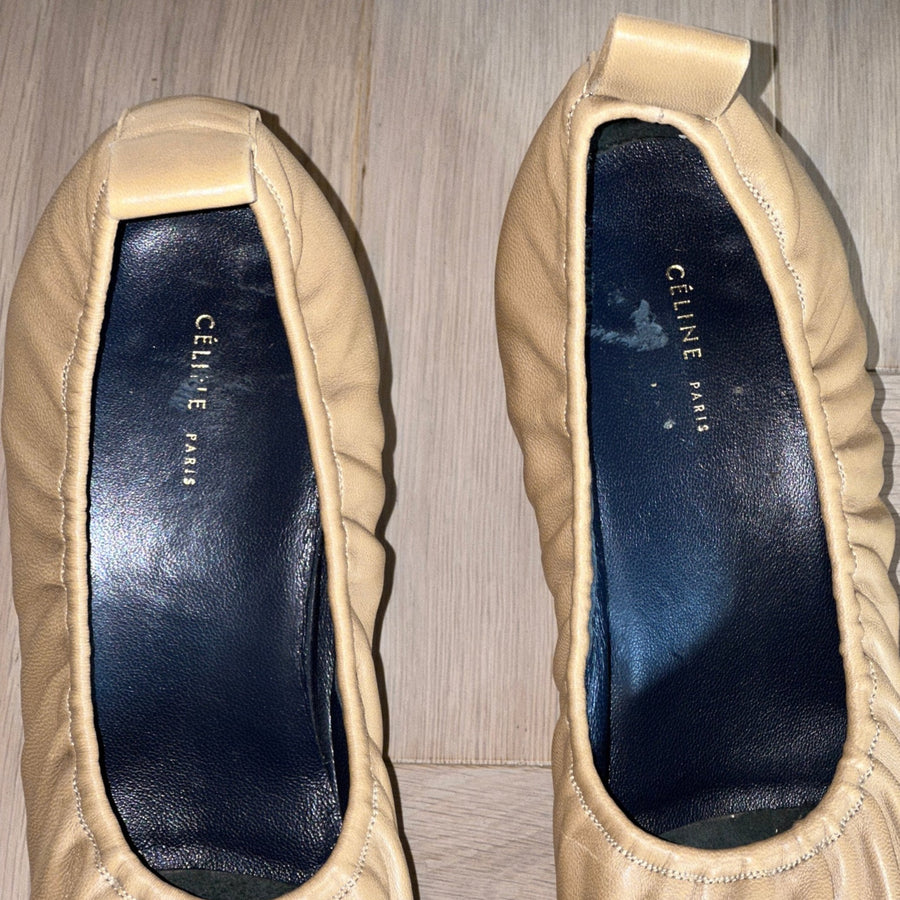 JH Vintage : CELINE Soft Ballerina Leather Heel (Phoebe Philo)