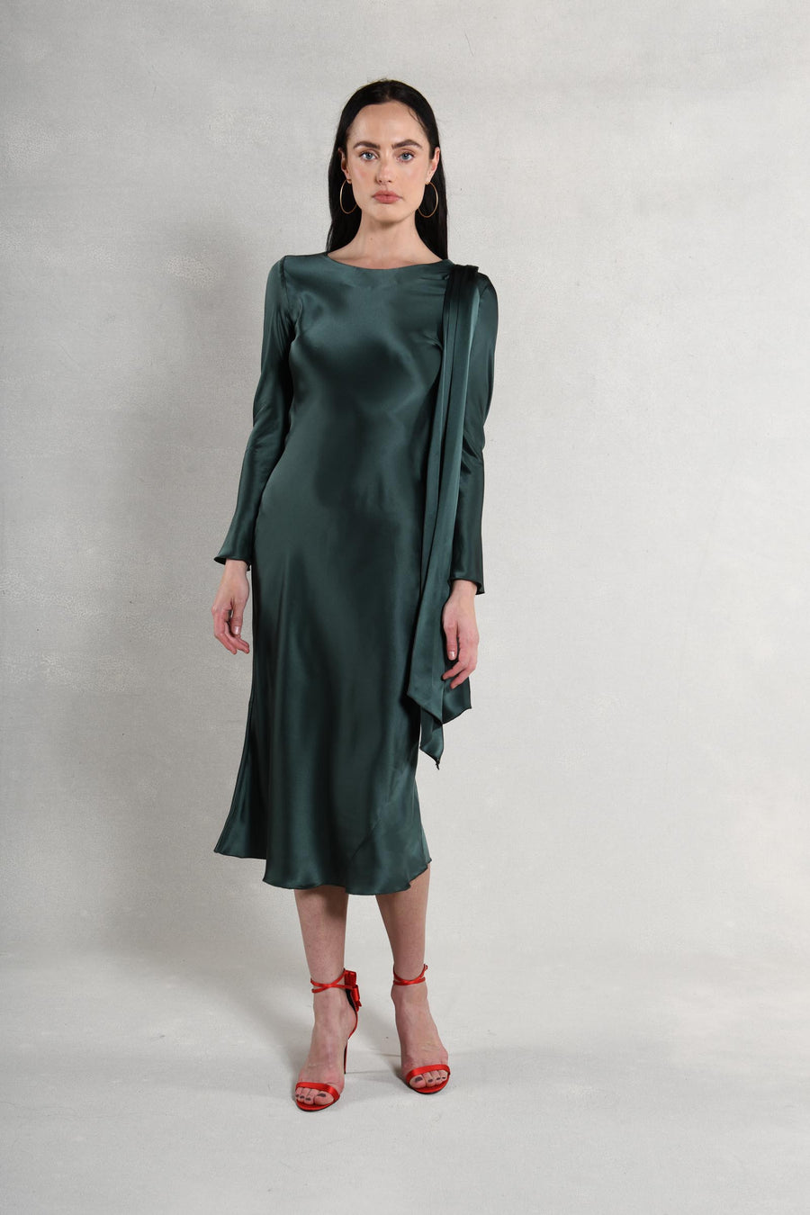 Jill Dress : Hunter Green