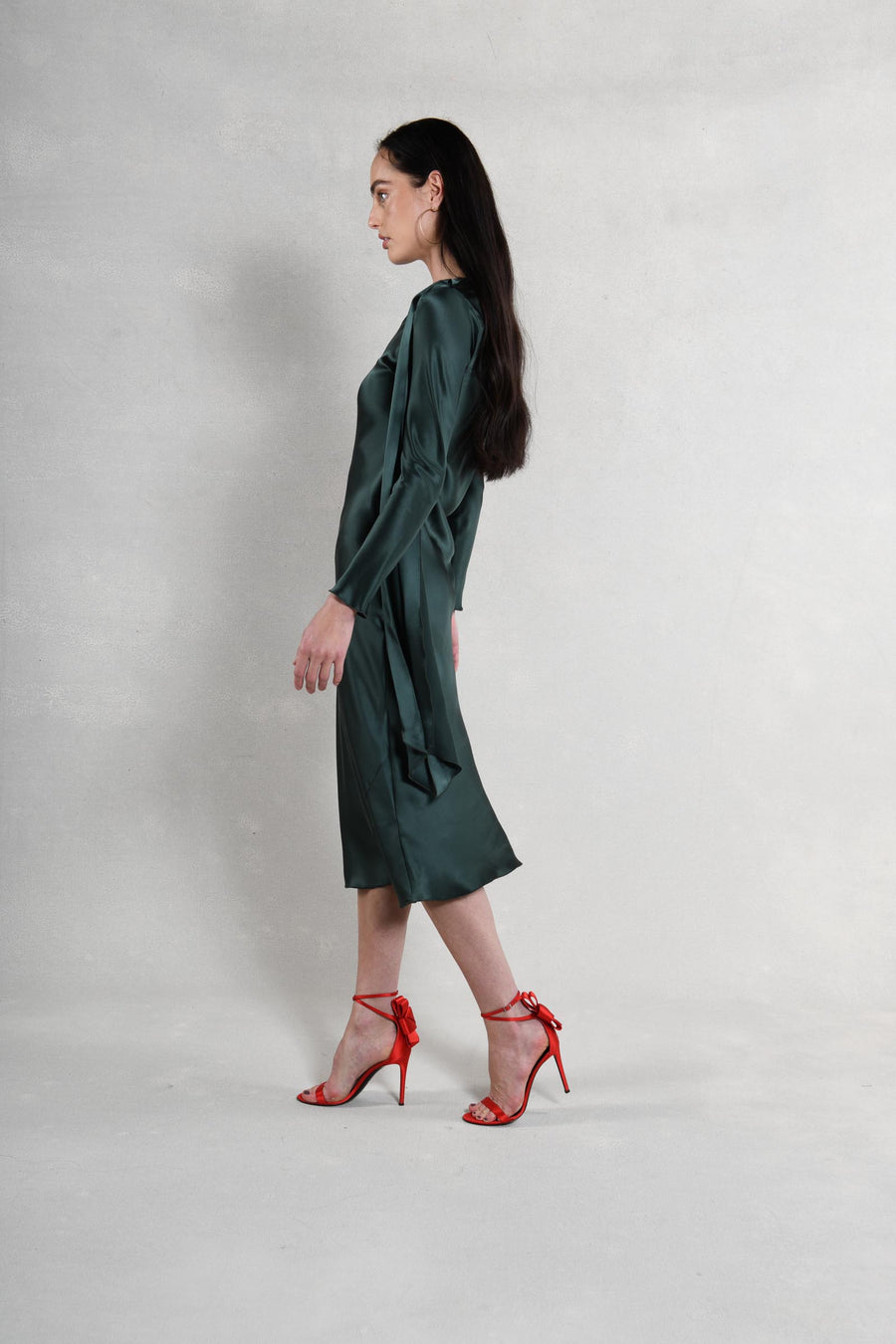 Jill Dress : Hunter Green