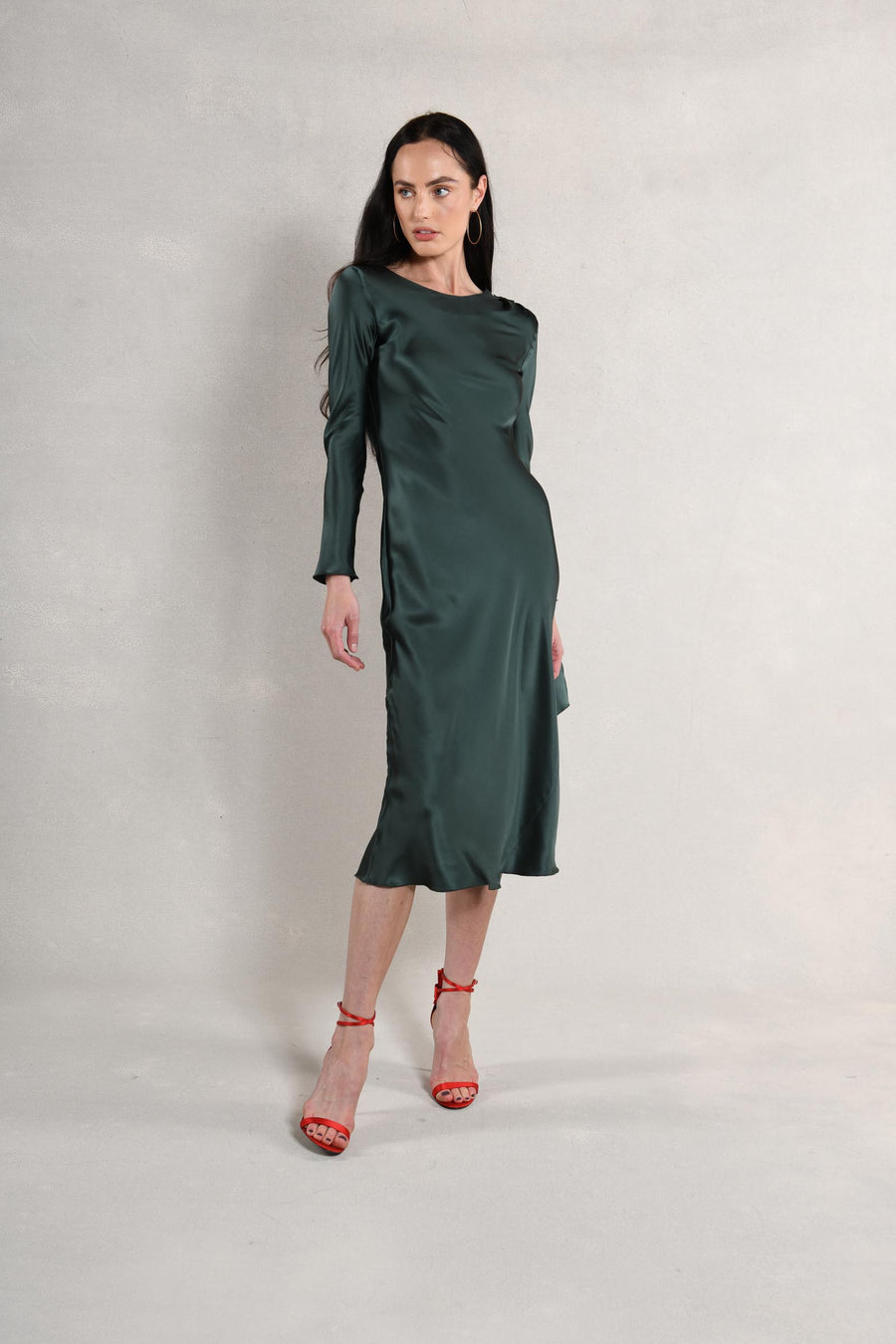 Jill Dress : Hunter Green