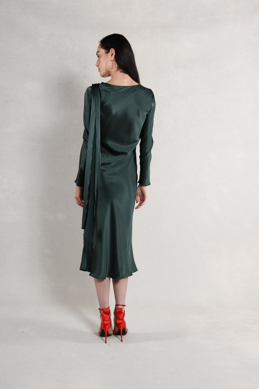 Jill Dress : Hunter Green