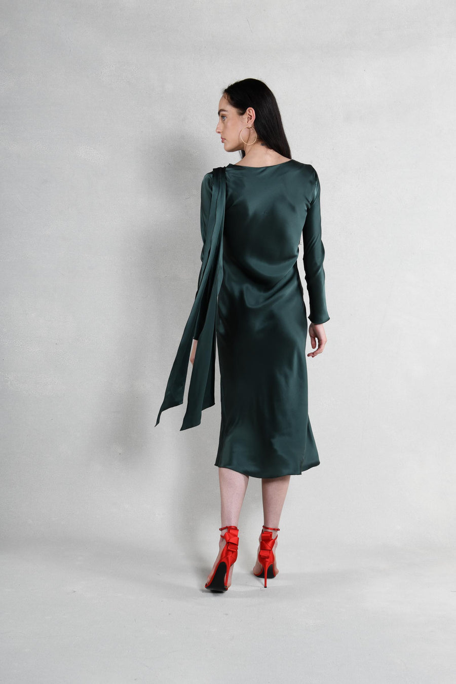 Jill Dress : Hunter Green
