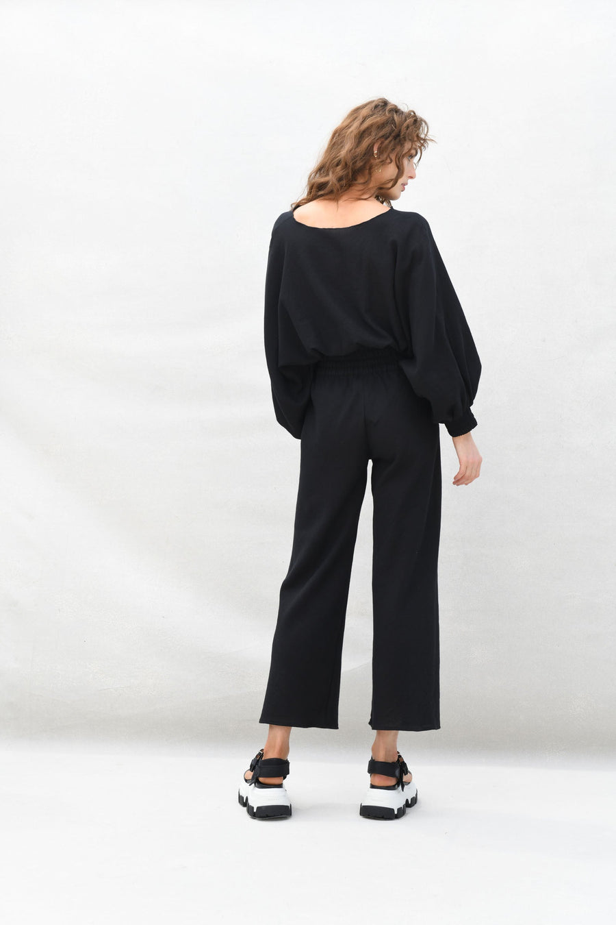 Ryan Top & Pant : Black Burlap