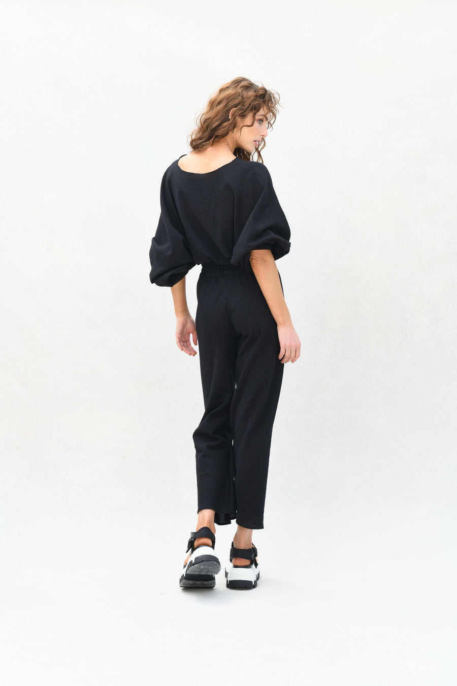 Ryan Top & Pant : Black Burlap