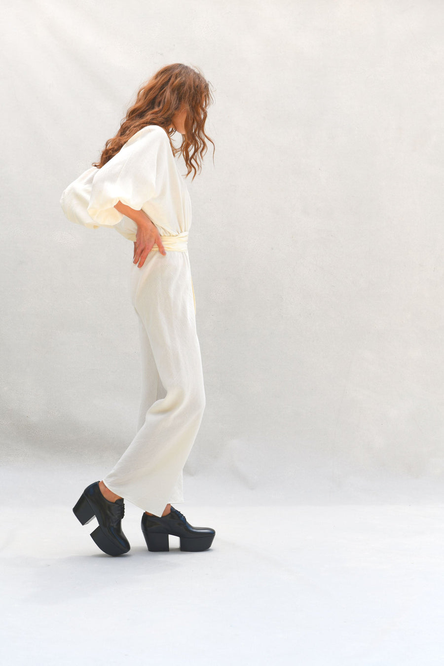 Ryan Top & Pant : Cream Burlap