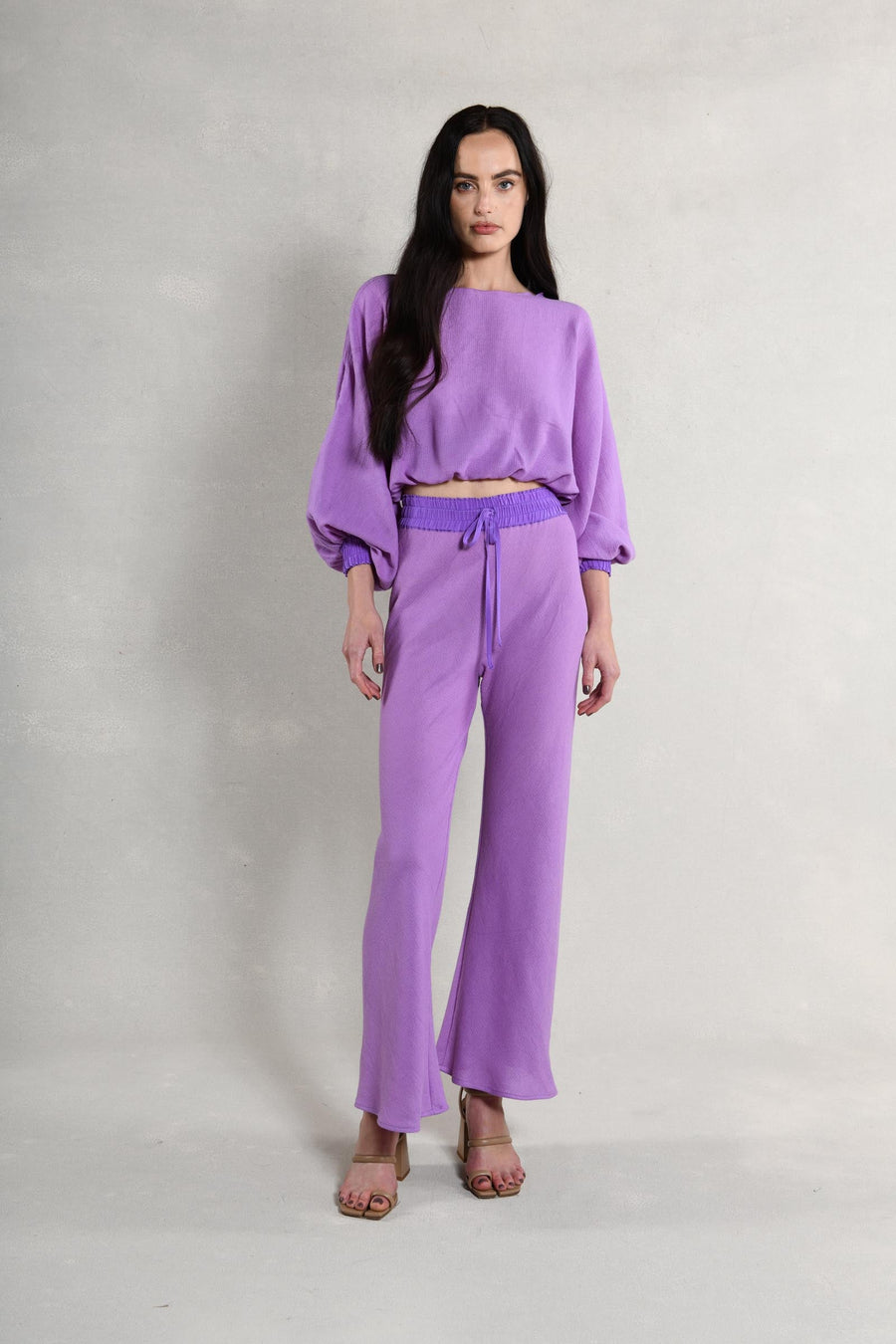 Ryan Top & Pant : Purple Burlap