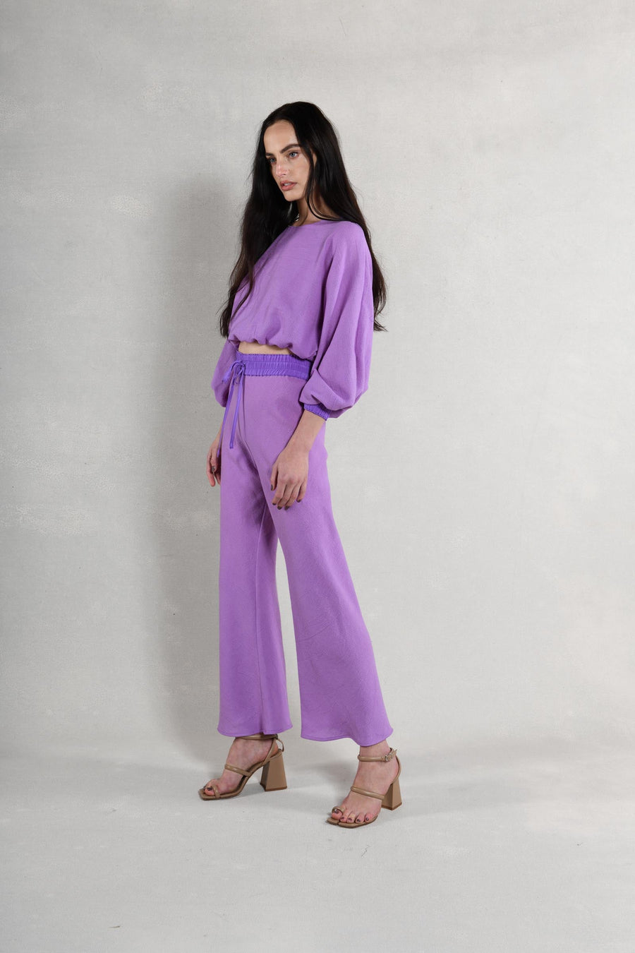 Ryan Top & Pant : Purple Burlap