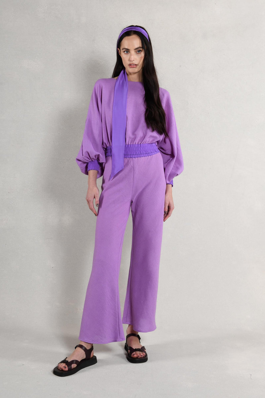 Ryan Top & Pant : Purple Burlap