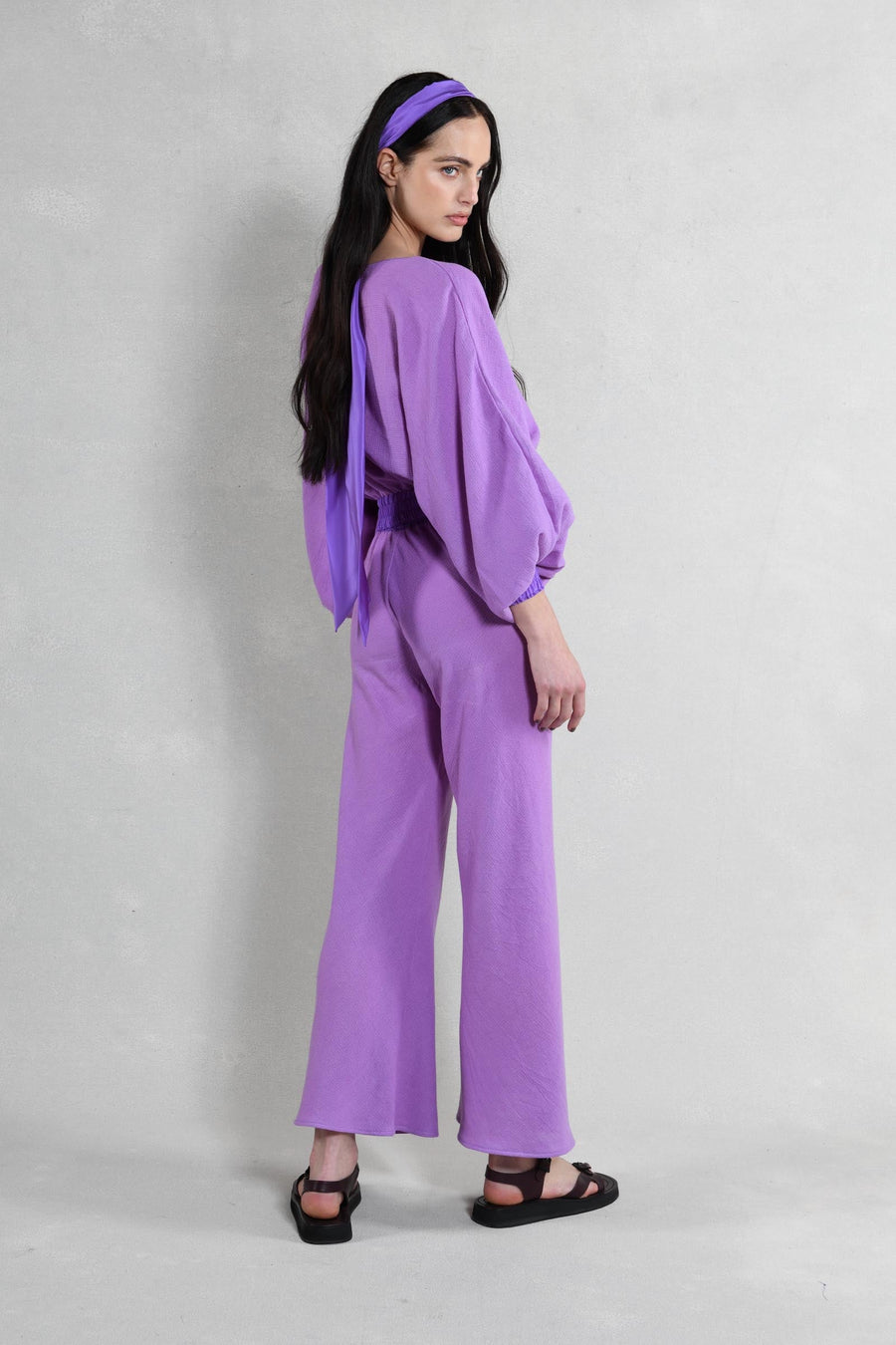 Ryan Top & Pant : Purple Burlap